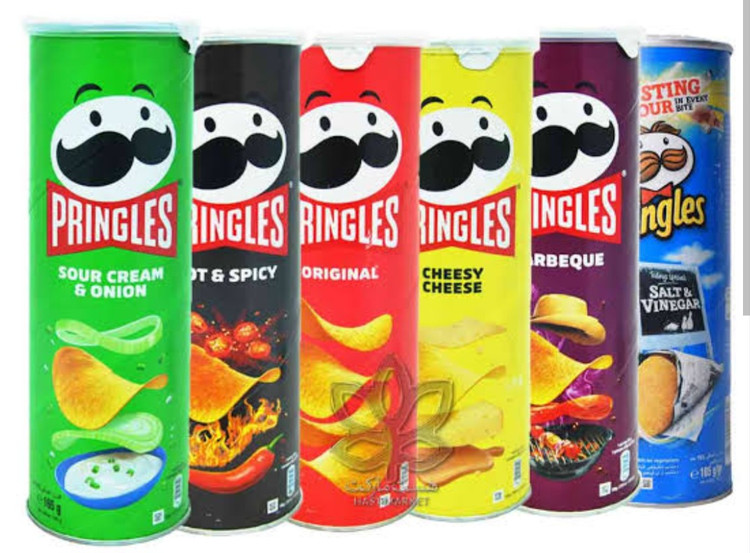 چیپس های پرینگلز خوشمزه و سالم